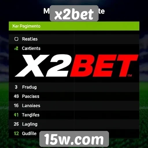 Métodos de pagamento disponíveis no x2bet